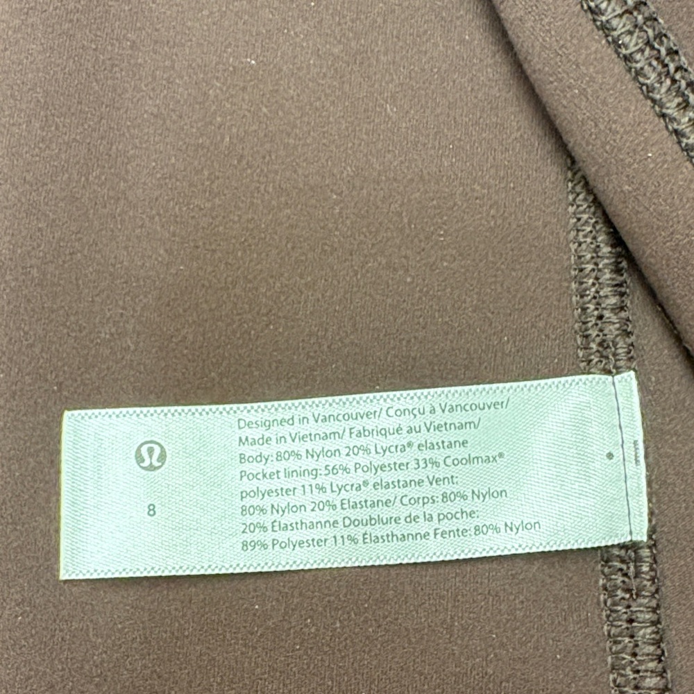 lululemon athletica Glossy Chocolate Leather Jacket - Picture 2 of 7